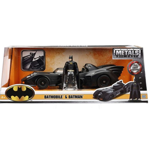 اسباب بازی ماشین فلزی بتموبیل سری Batman 1989 و فیگور بتمن با مقیاس 1:24_اسباب بازی ماشین